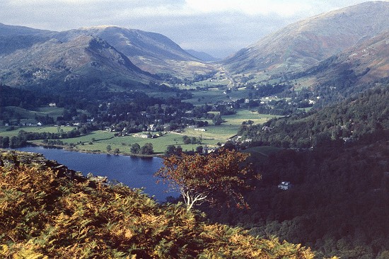 Uitzicht van Loughrigg Terr over Grasmere