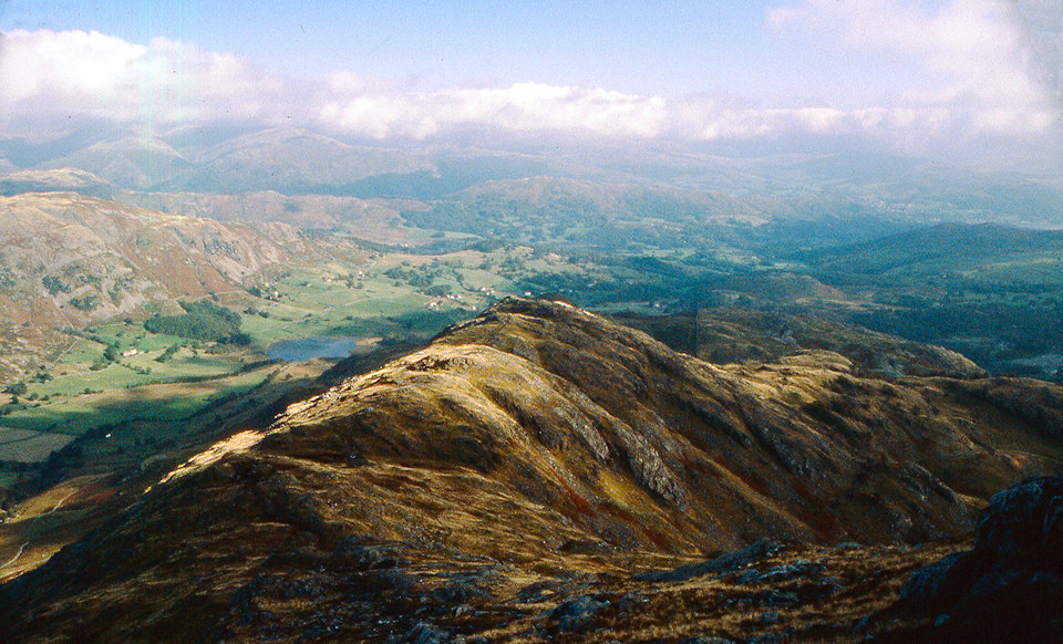 Uitzicht vanaf de Furness Fells